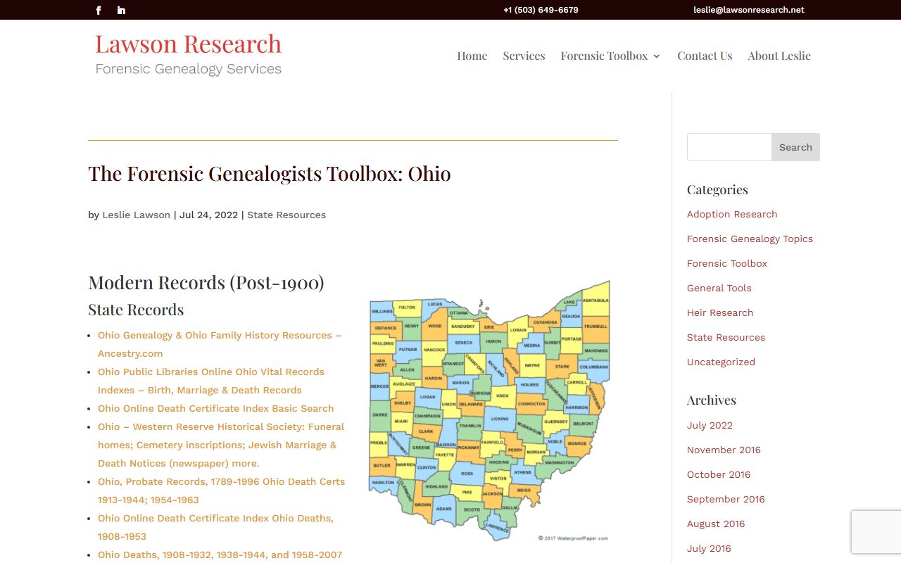 Lawson Research Preble County marriage records resources