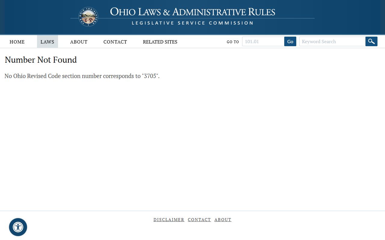 Ohio Revised Code vital statistics chapter for Ohio marriage records